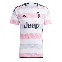 Camisa de Futebol Juventus Dusan Vlahovic #9 Equipamento Secundário 2023-24 Manga Curta